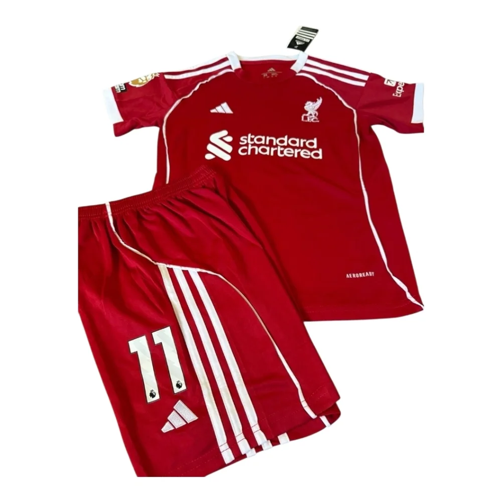 Liverpool Mohamed Salah Set for Kids 2025/26 Home - Picture 5 of 6